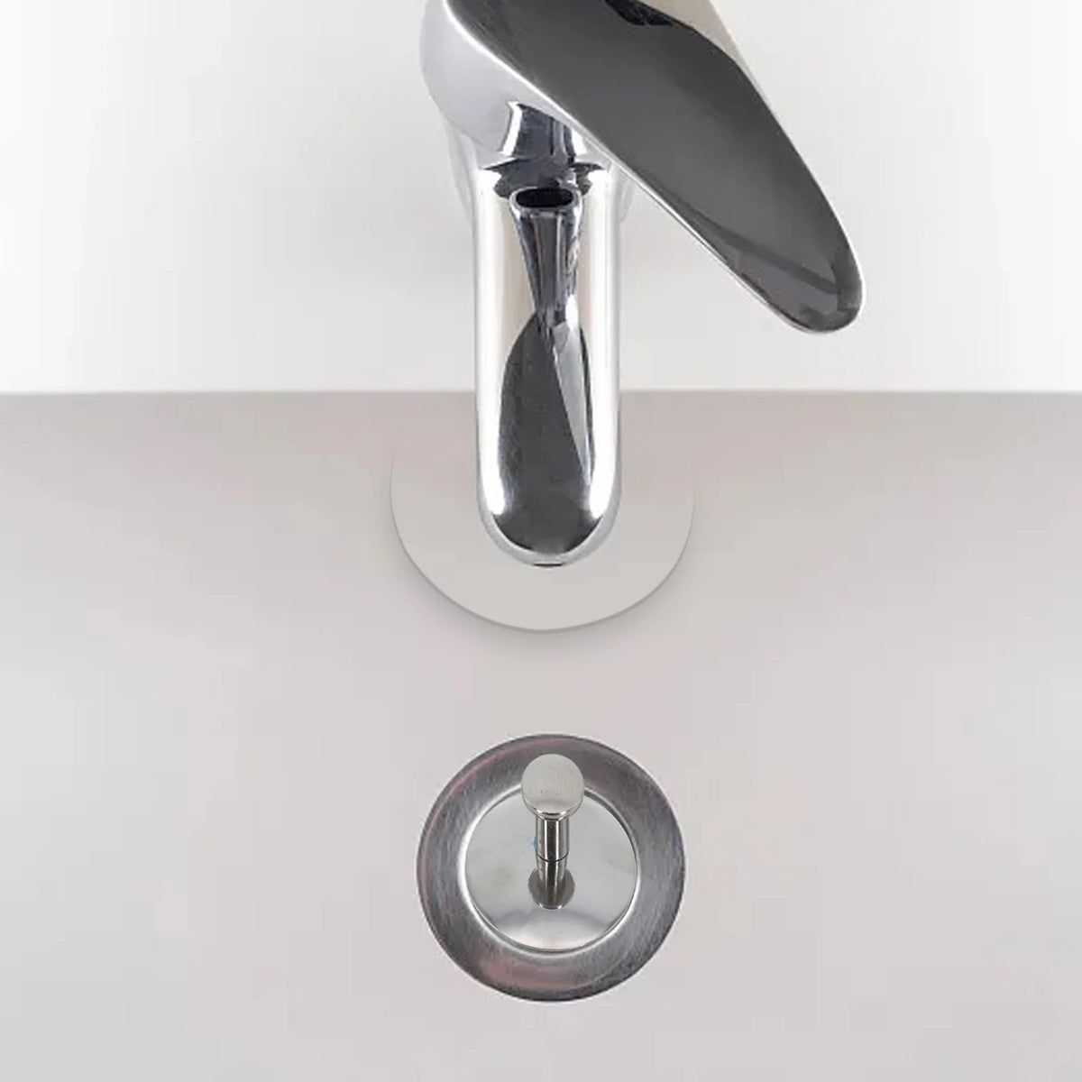 Stainless Steel Sink Plug, Bathtub and Washbasin Drain Stopper, 3 Sizes