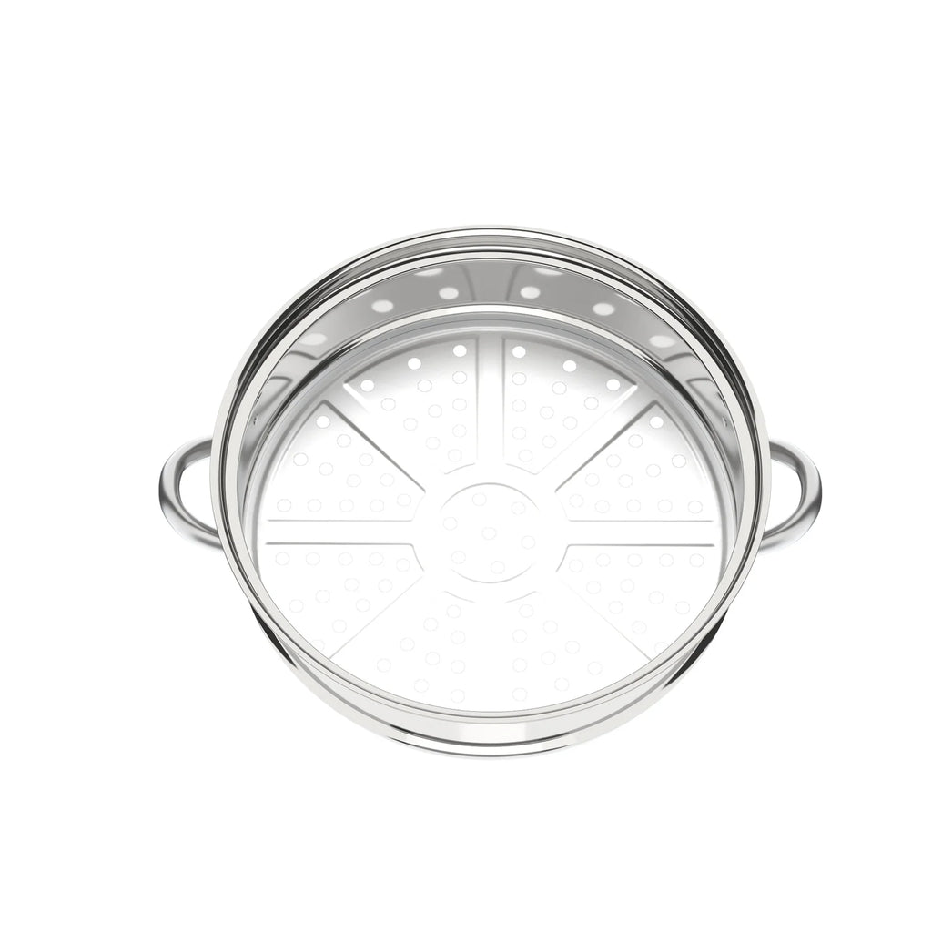 11 Inch 3-Tier Stainless Steel Food Steamer Pot with Lid