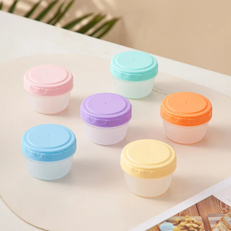 Mini Sauce Containers with Lids, 2.7oz, 1 to 6 Pack