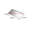 Stainless Steel Rectangle Food Storage Trays Sausage Noodles Fruit Dish Pastry Baking Plates for Restaurant Hotel Kitchen