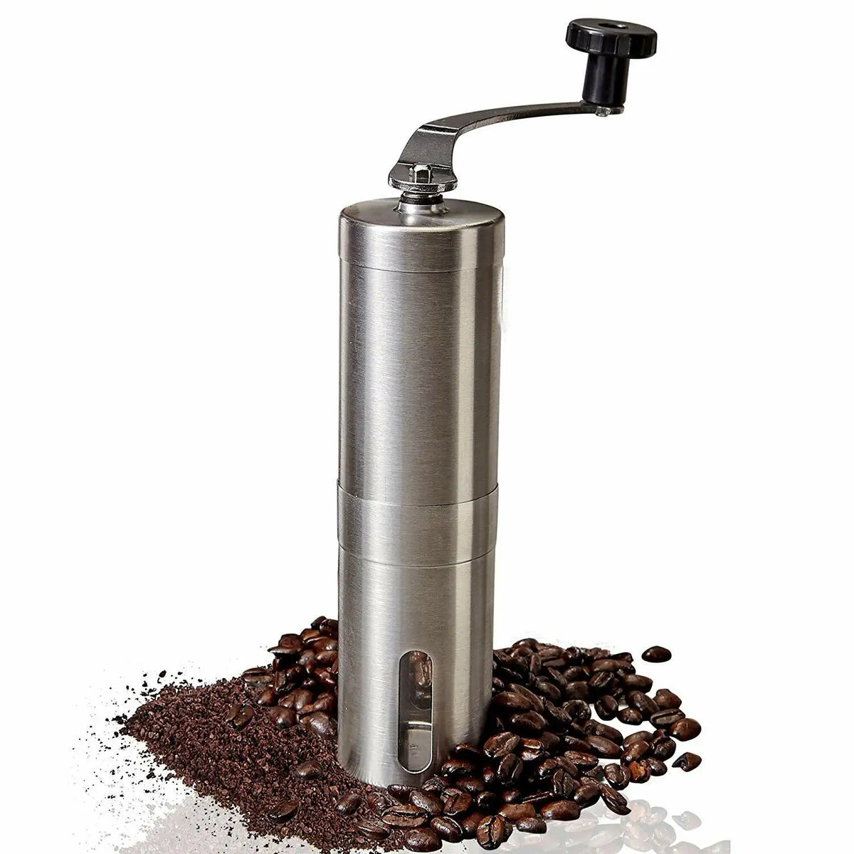 Manual Coffee Grinder with Ceramic Burr and Hand Crank