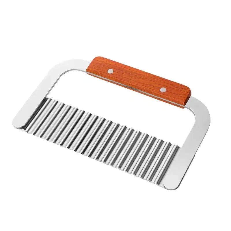 Stainless Steel Crinkle Cutter for Chips and Vegetables