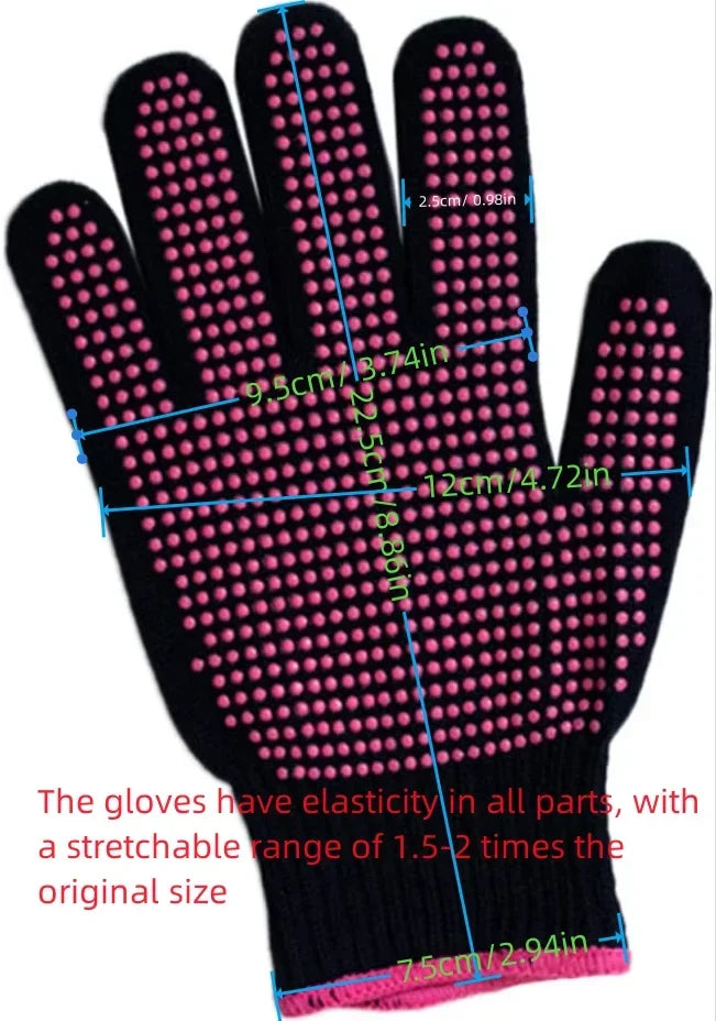 Non-Slip Kitchen and BBQ Gloves, Pair, for Cooking, Grill and Camping