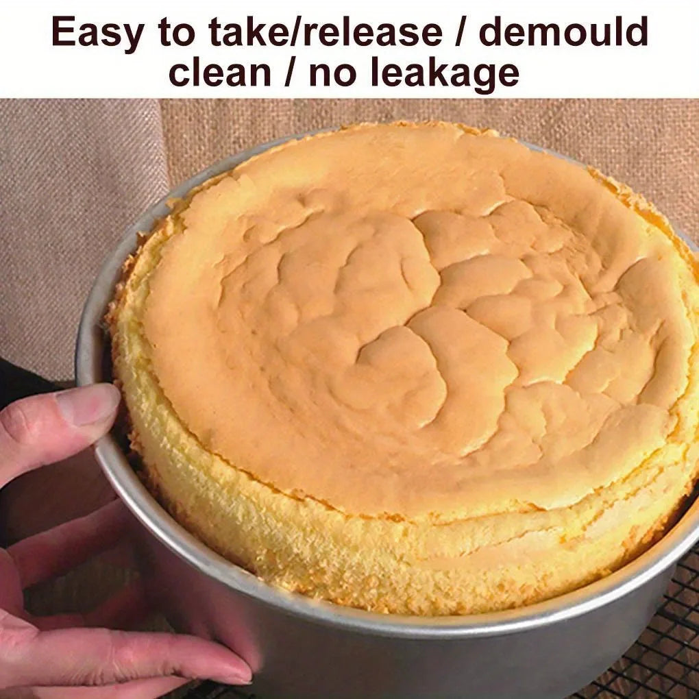Layered Round Cake Molds with Removable Base, 4, 6 or 8 Inch