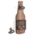 Wall-Mounted Bottle Opener with Cap Catcher
