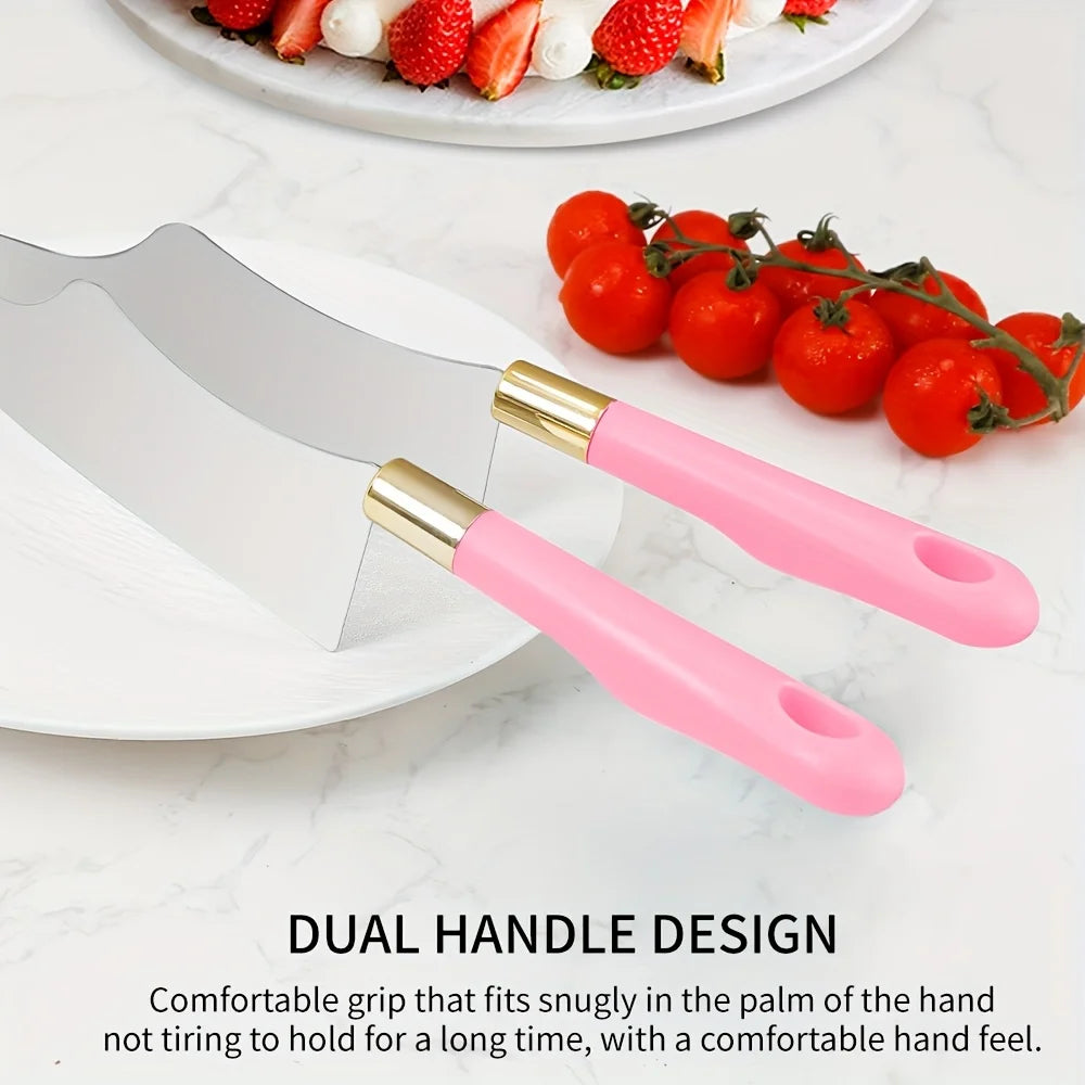 1pc Stainless Steel Cake Slicer & Triangle Cutter Tool - for Home Baking, Bakeries, Professional Pastry Chefs -Baking Tools