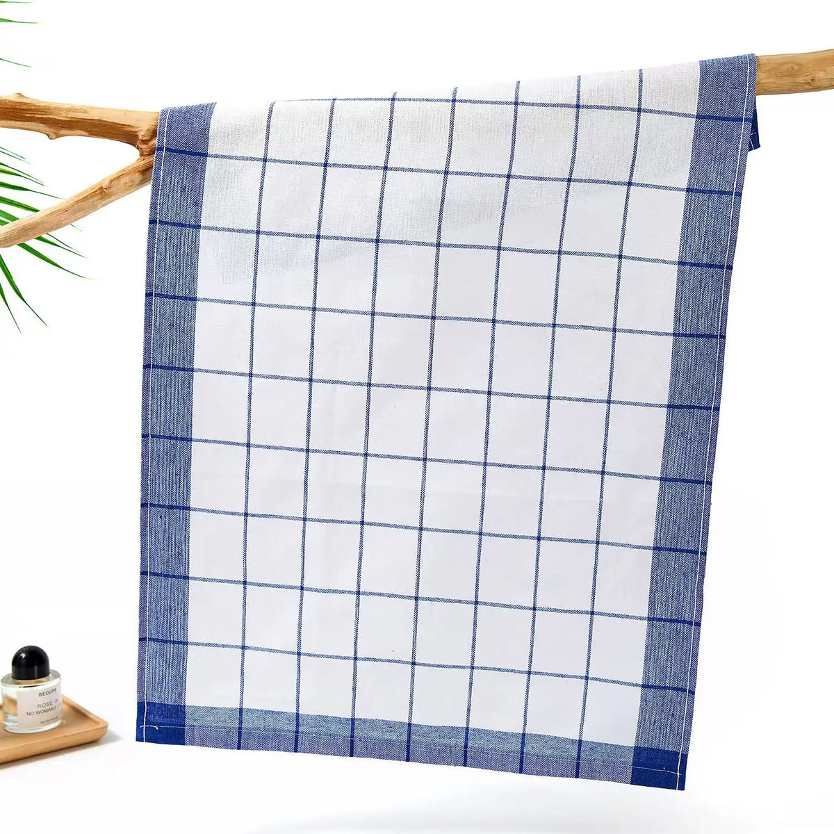 Checkered Cotton Kitchen Towels, 40x60cm, Packs of 4 to 10