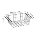 Telescopic Stainless Steel Dish Drying Rack for Over the Sink