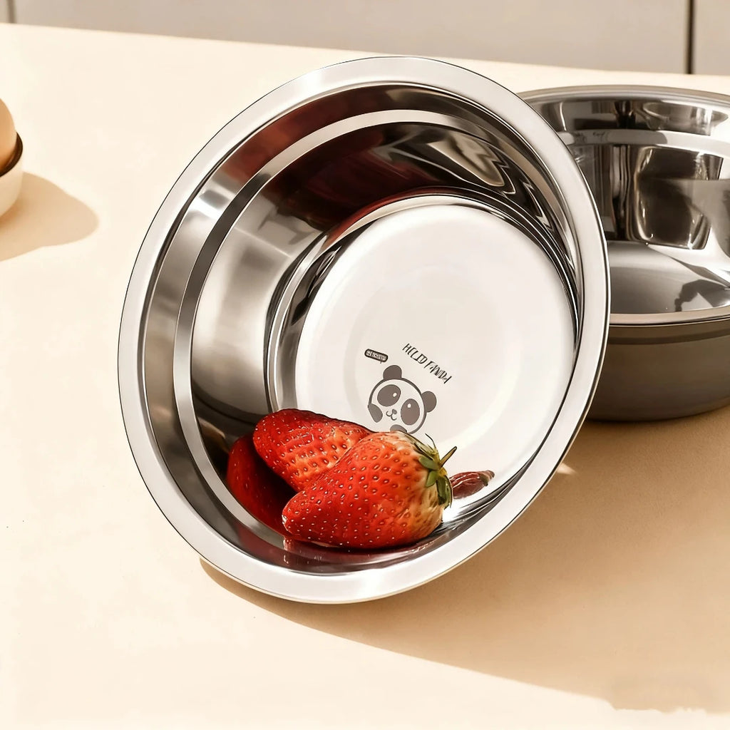 304 Stainless Steel Mixing Bowl, 14 to 26cm
