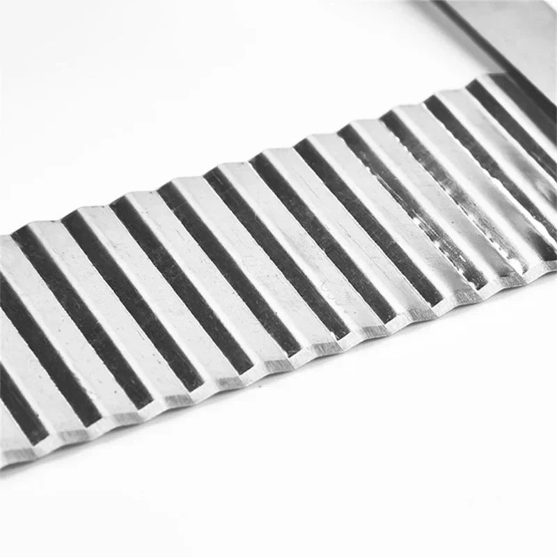Stainless Steel Crinkle Cutter for Chips and Vegetables
