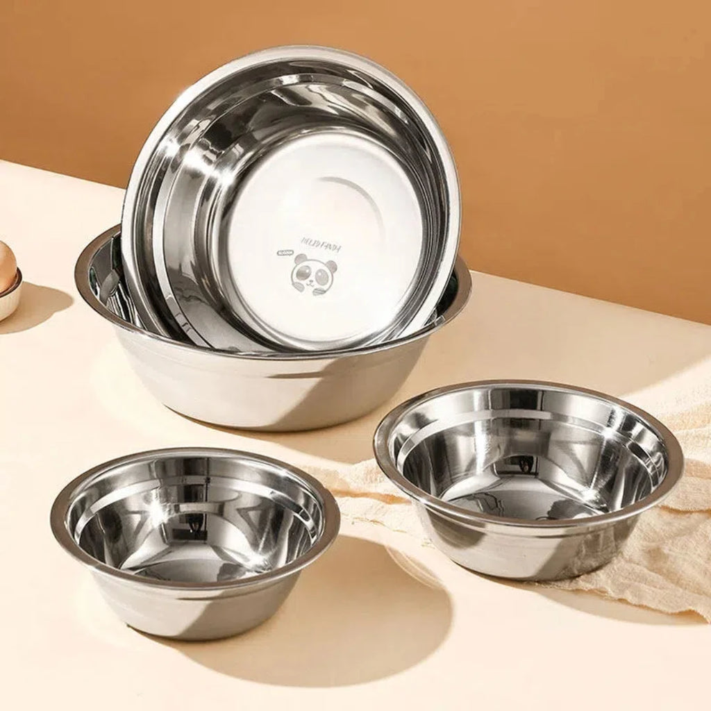 304 Stainless Steel Mixing Bowl, 14 to 26cm