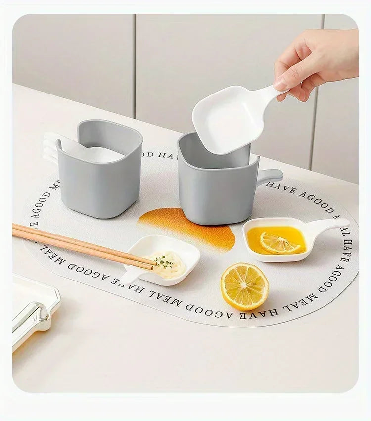 7pcs/set Sauce Dish Food Sauce Dish Dipping Dish SetSnack Seasoning Dish Food Container Tomato Sauce Plates Kitchen Supplies