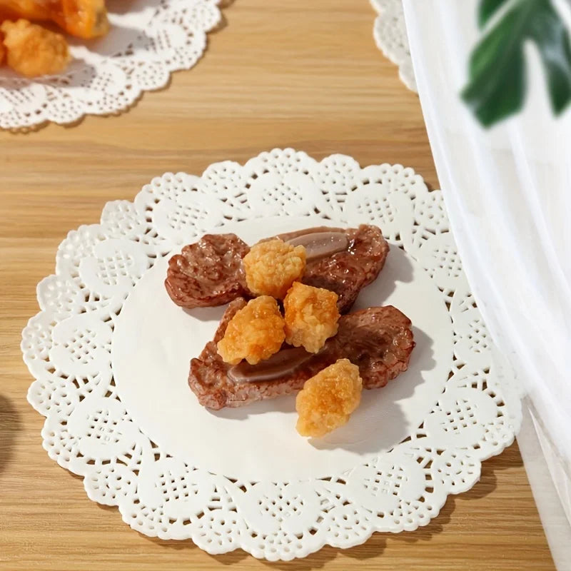 Paper Doilies, Round, Oval or Rectangular, 50 or 100 Pack