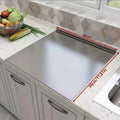 Large Foldable Stainless Steel Chopping Board, 30 to 50cm