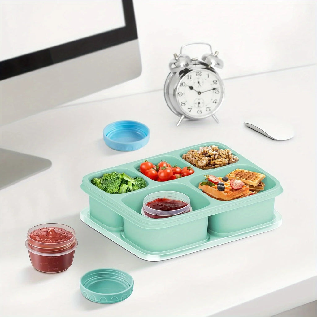 Mini Sauce Containers with Lids, 2.7oz, 1 to 6 Pack