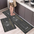 Soft Washable Kitchen Floor Mat and Runner, Anti-Slip, 40 to 160cm