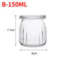 Baking Glass Bottles with Lid Honey Yogurt Pudding Glass Bottle DIY Wishing Bottle Mini Cup Jelly Milk Food Storage Container