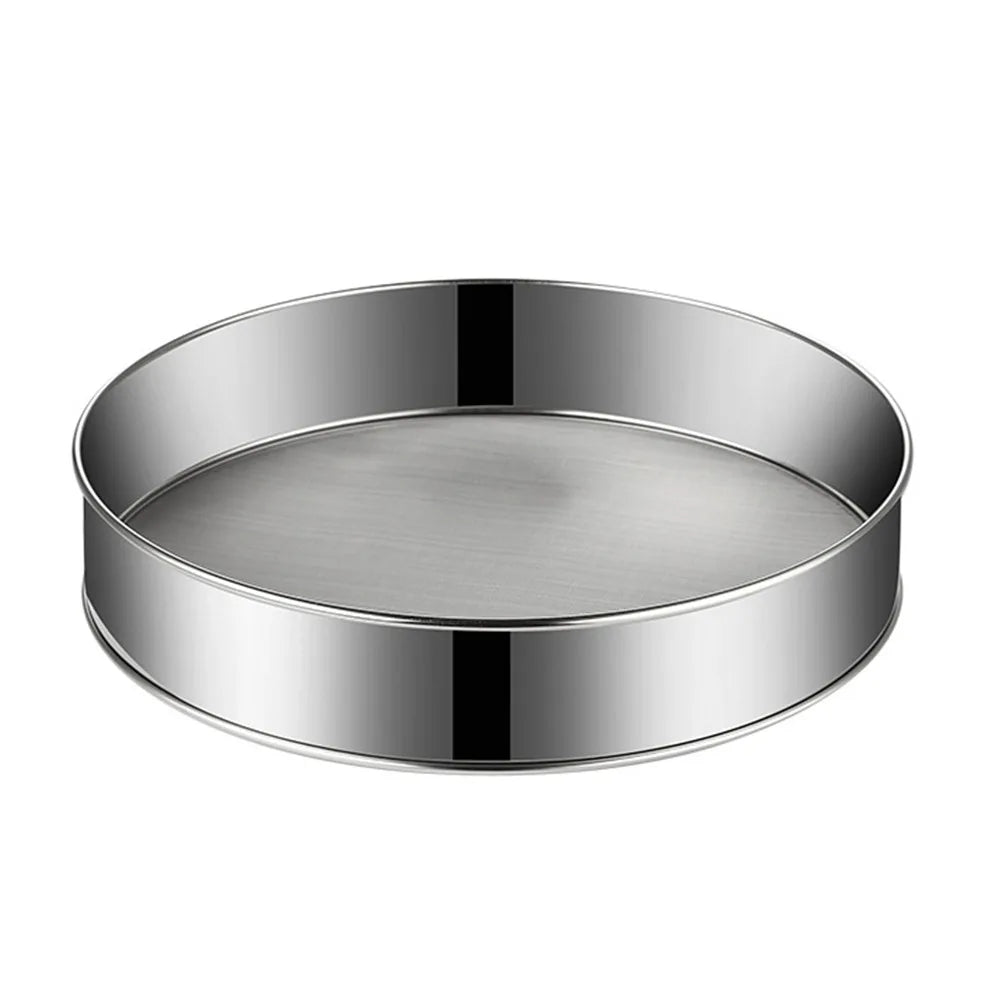 Stainless Steel Flour Sieve, Ultra-Fine 60 Mesh, 15 to 30cm