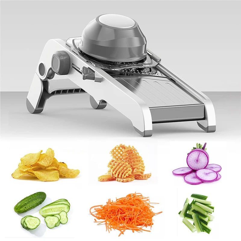 18-in-1 Adjustable Mandoline Vegetable Slicer and Julienne Cutter