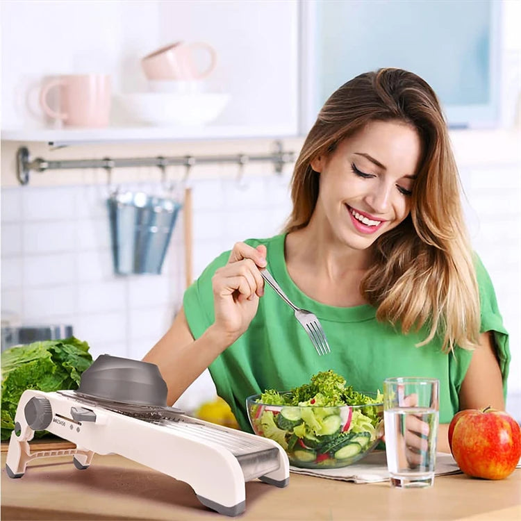18-in-1 Adjustable Mandoline Vegetable Slicer and Julienne Cutter