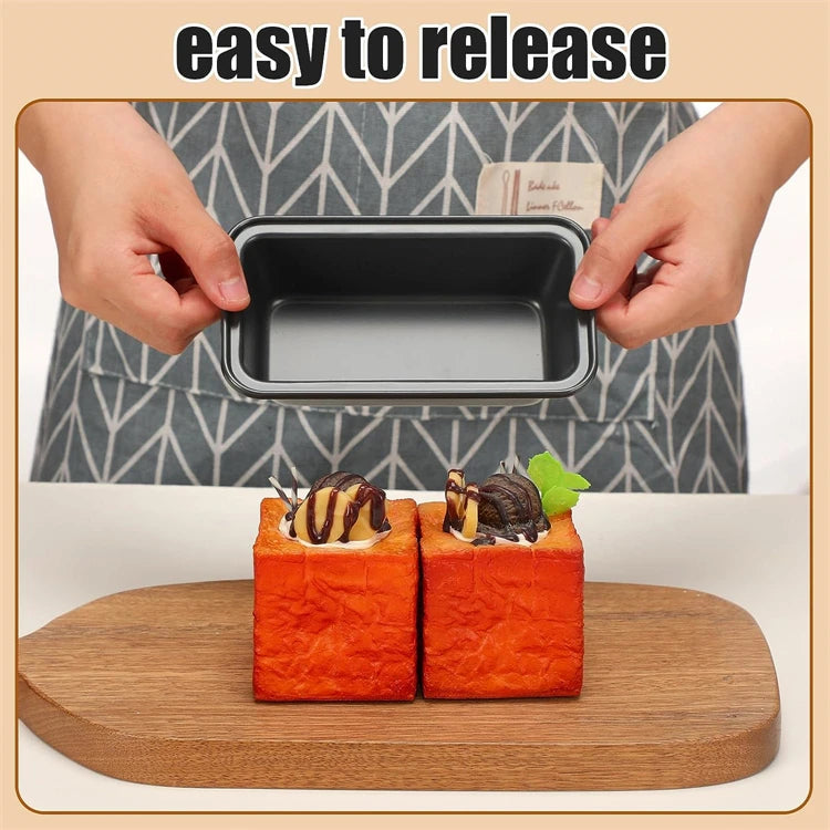 Nonstick Carbon Steel Loaf Pan, Bread, Brownie and Meatloaf Tin, 5 Sizes
