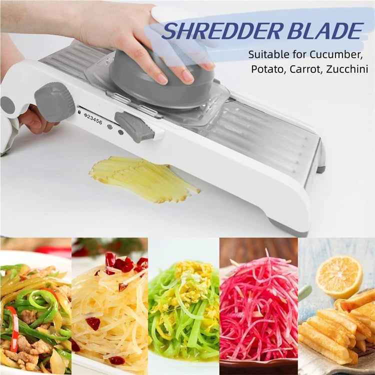 18-in-1 Adjustable Mandoline Vegetable Slicer and Julienne Cutter