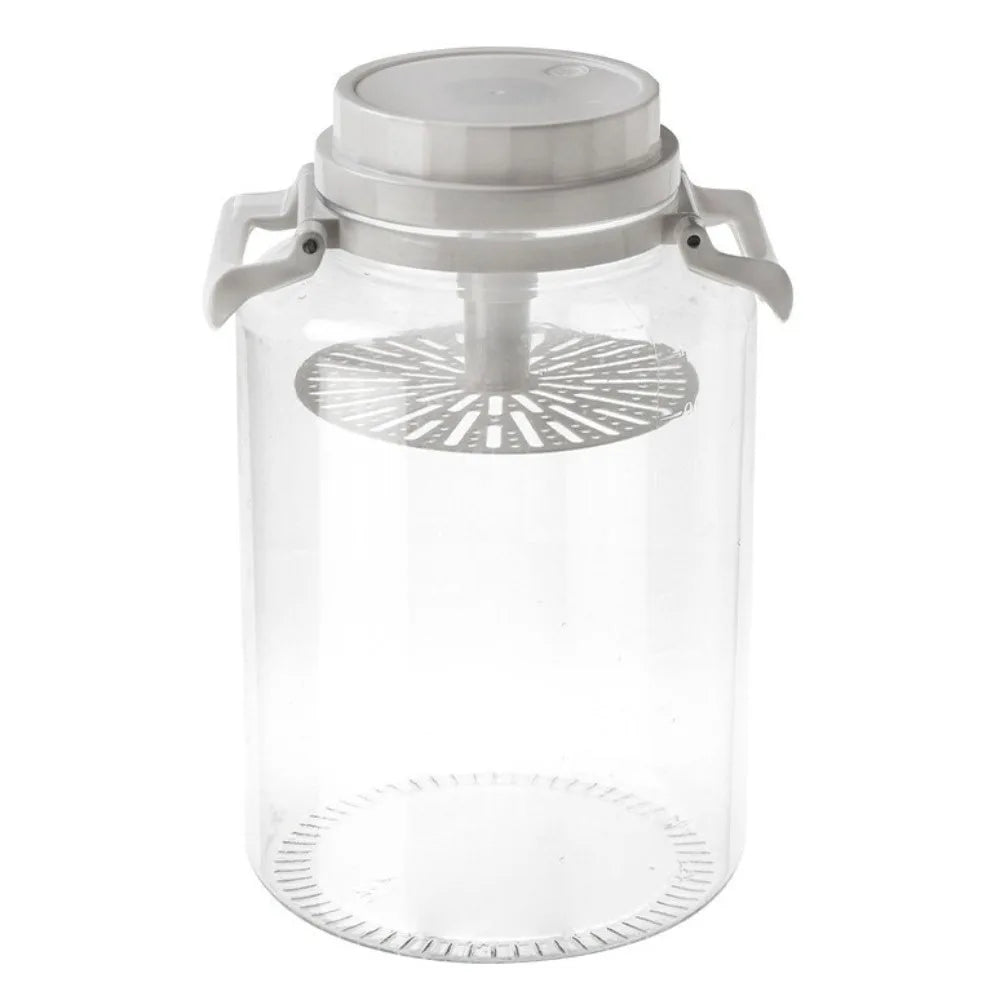 Large Capacity Pickle Jars With Lids Food Grade Sealed Airtight Storage Pitcher Leak-Proof With Handle Hermetic Food Box
