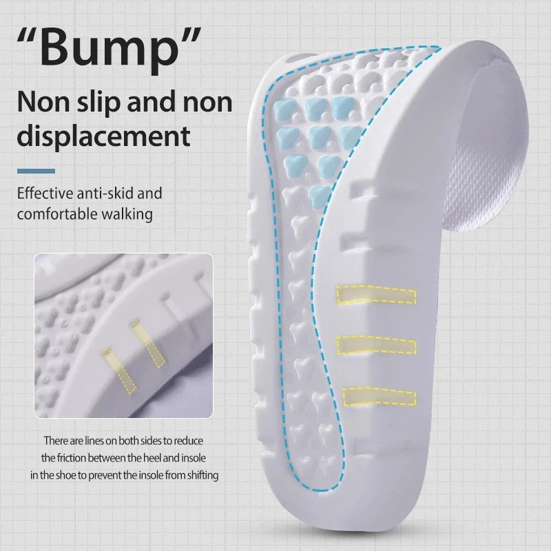 Height Increase Insoles, Soft EVA Shoe Lift Pads, 1 Pair