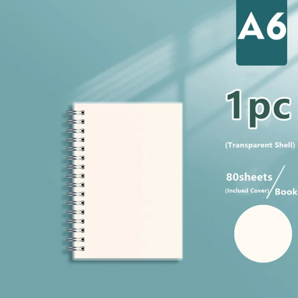Spiral Coil Notebook, Flip-Over Sketchbook and Diary, A4 A5 A6 B5