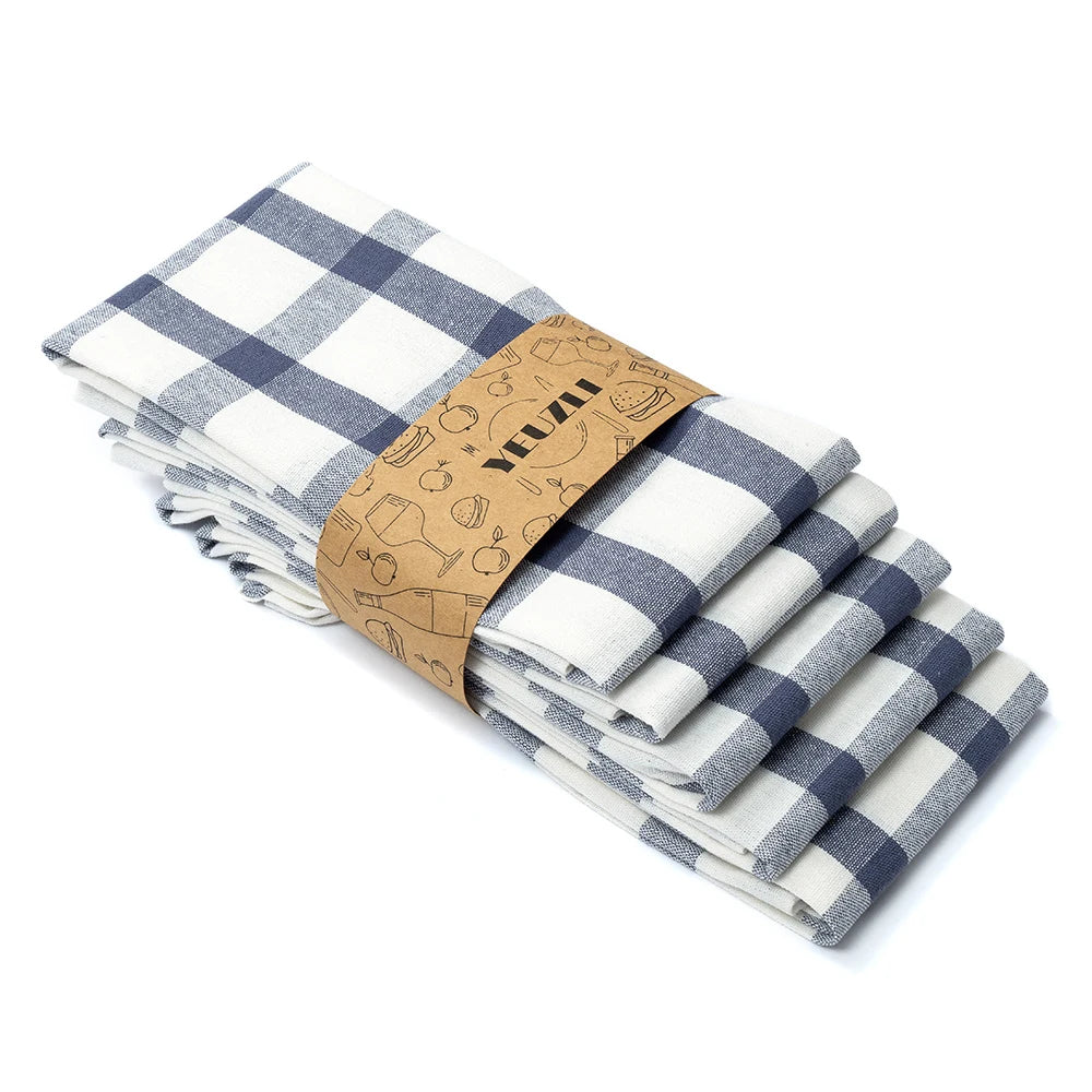 100% Cotton Tea Towel, Absorbent Kitchen Dish Towel, 45 x 70 cm, 1 or 5 Pack