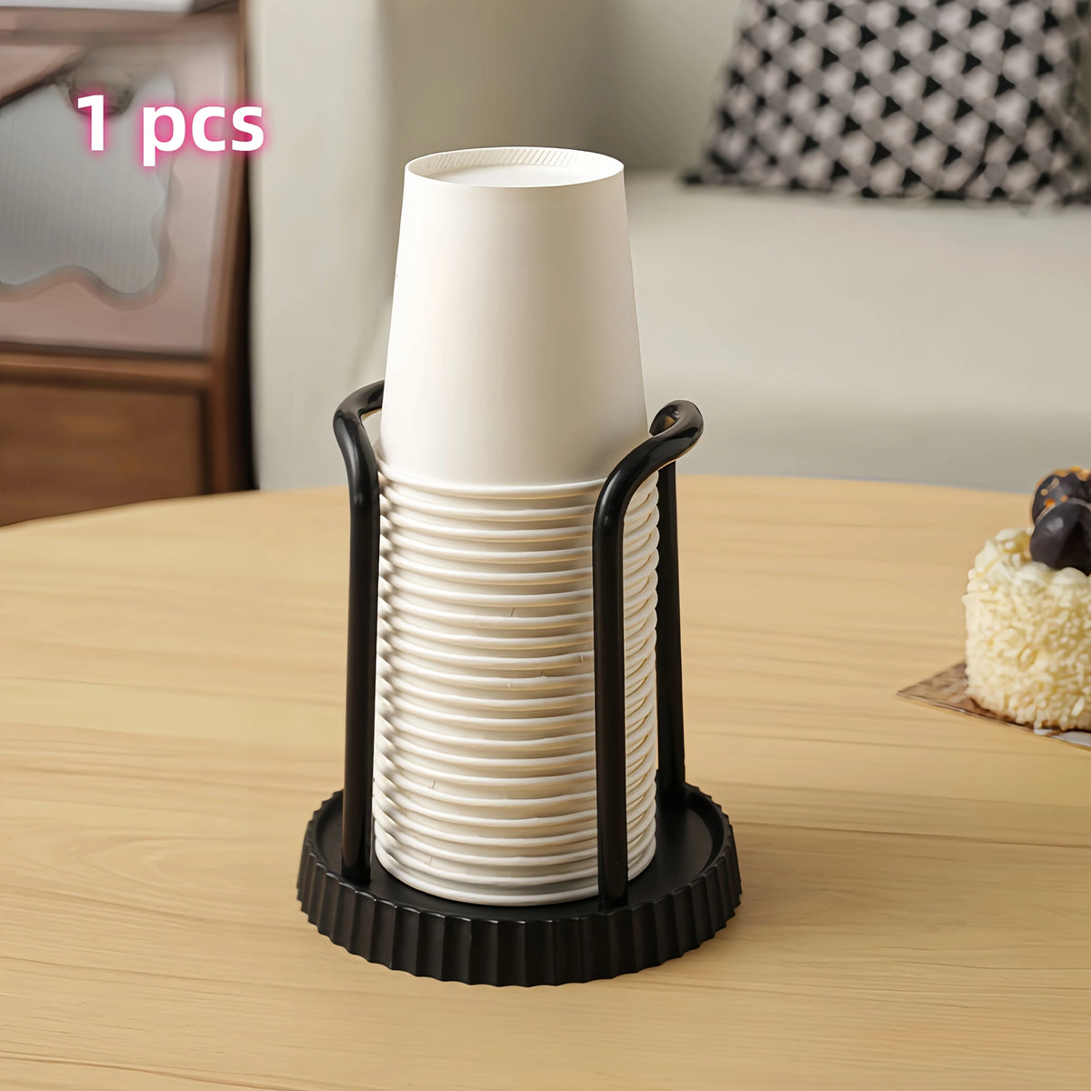 Paper Cup Holder and Dispenser for Kitchen Worktop