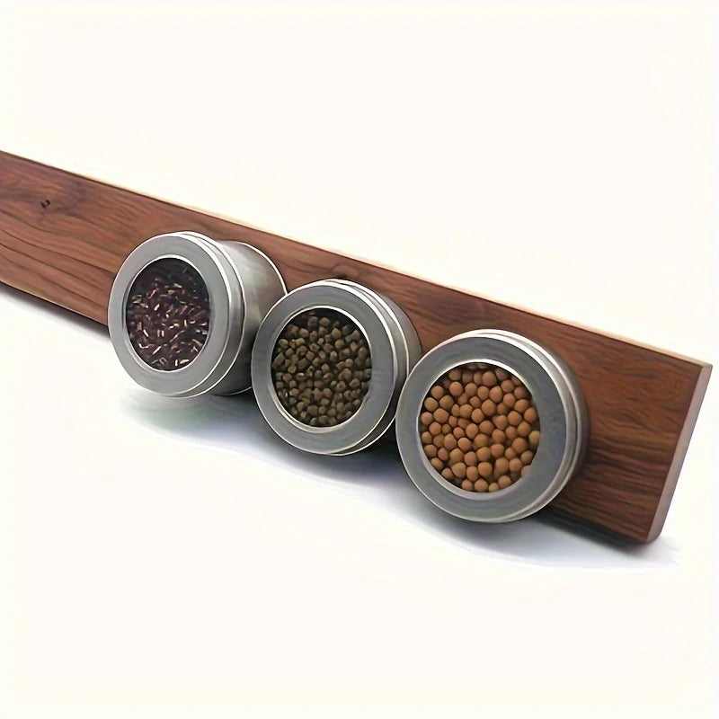 Walnut Wood Magnetic Knife Holder, 16 inch (40 cm) Wall-Mounted Knife Strip