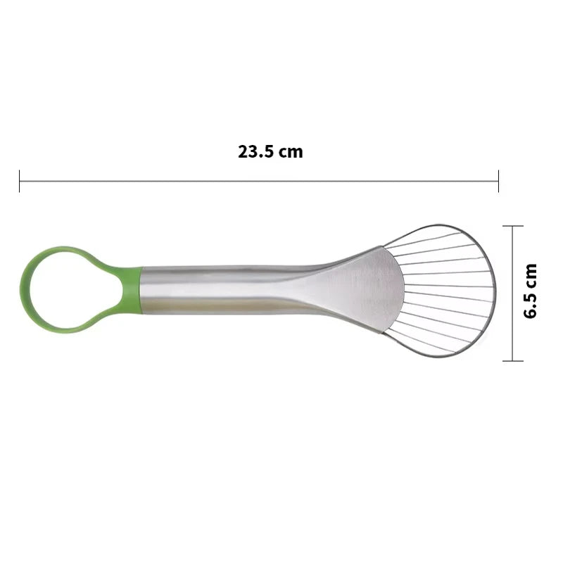 2 in 1 Stainless Steel Avocado Slicer and Peeler, Kitchen Fruit Cutter