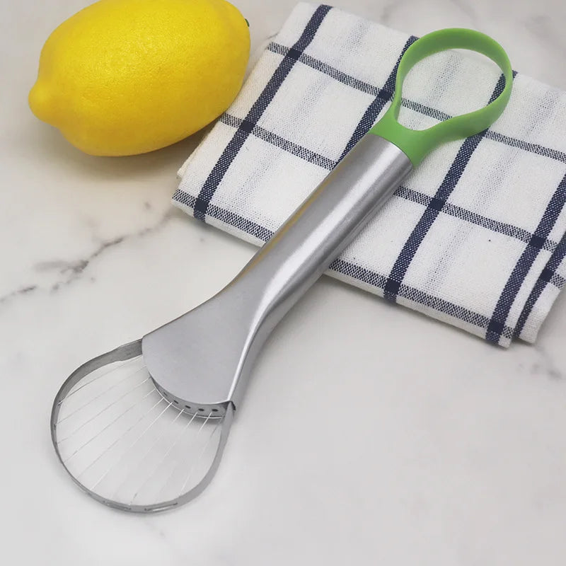 2 in 1 Stainless Steel Avocado Slicer and Peeler, Kitchen Fruit Cutter