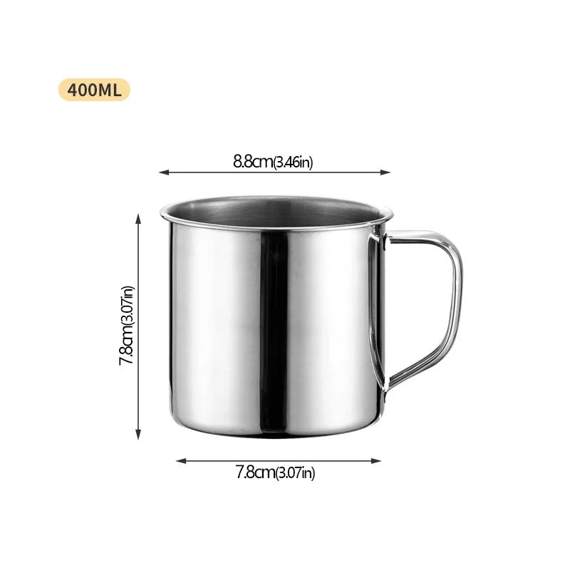 Stainless Steel Travel Mug and Camping Cup, 50 to 400ml