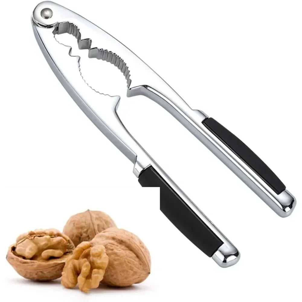 Multi-Function Stainless Steel Nut Cracker Clip for Walnut, Pecan and Hazelnut