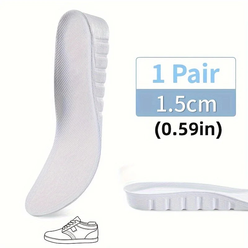 Height Increase Insoles, Soft EVA Shoe Lift Pads, 1 Pair