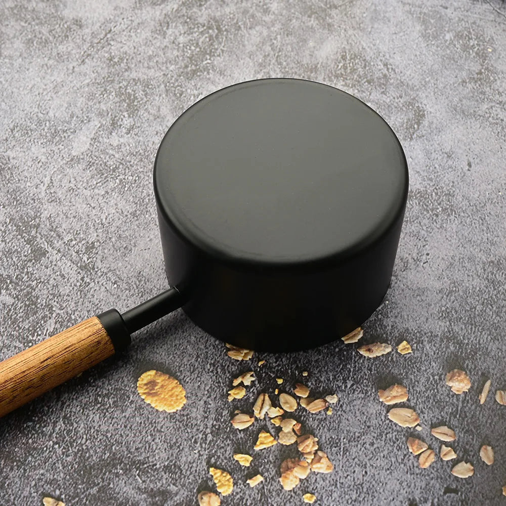 Gold Wooden Handle Stainless Steel Measuring Cups Spoons Baking Tools Coffee Measuring Spoon Set Bartending Scale Accessories
