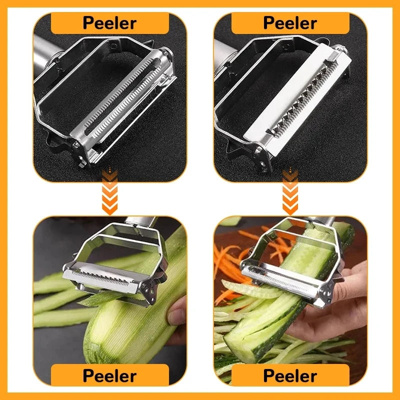 Potato Spiral Cutter Tower Maker, Vegetable Slicer Set, 1 Set, 2 in 1 or 4 in 1