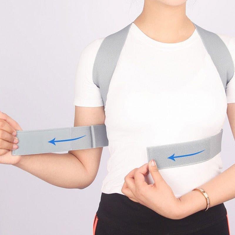 Adjustable Back Shoulder Posture Corrector Belt UK Clavicle Spine Support Brace Reshape Body Health Fixer Tape corrector - Ammpell  