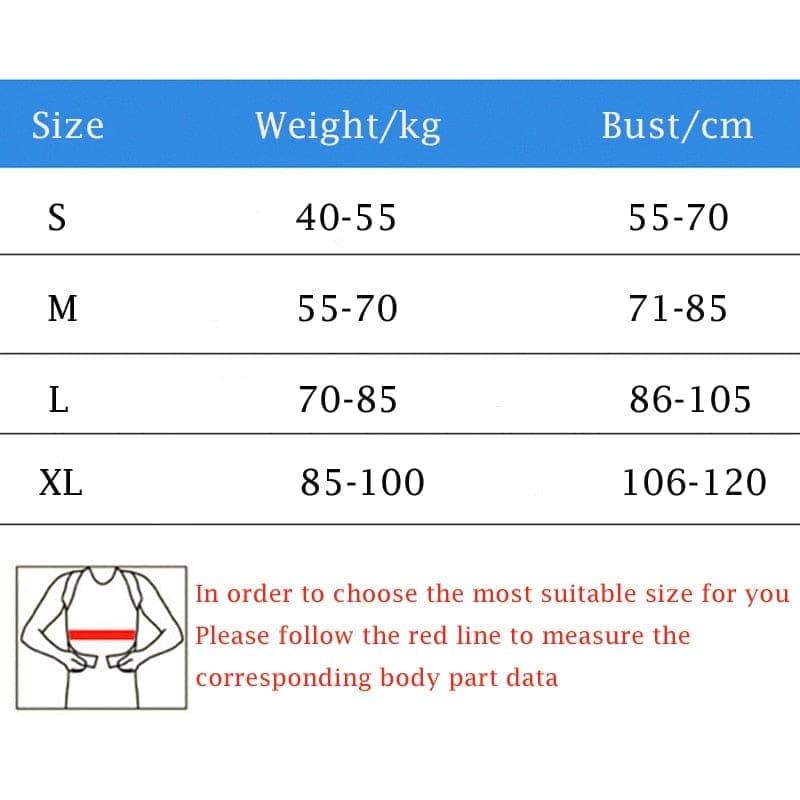 Adjustable Back Shoulder Posture Corrector Belt UK Clavicle Spine Support Brace Reshape Body Health Fixer Tape corrector - Ammpell  