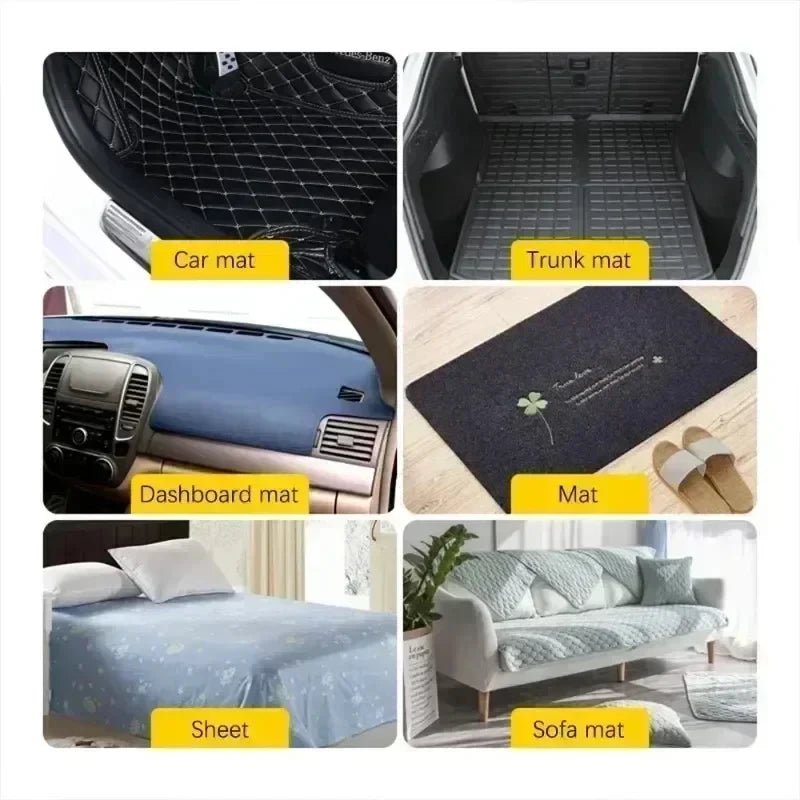 Double-Sided Carpet Grip Tape Patches, Non-Slip Rug Stickers - Ammpell