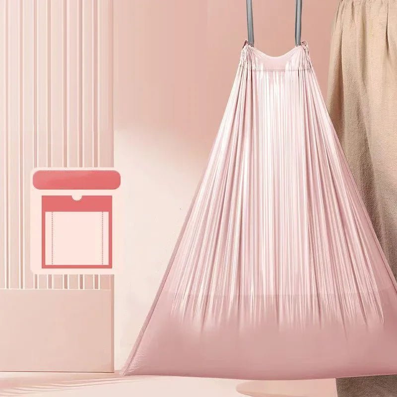 Drawstring Small Trash Bags 4 Gallon Thicken Drawstring Small Garbage Bags for Kitchen Bathroom Bedroom Home Office Trash - Ammpell