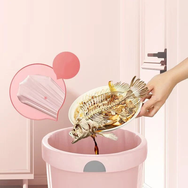Drawstring Small Trash Bags 4 Gallon Thicken Drawstring Small Garbage Bags for Kitchen Bathroom Bedroom Home Office Trash - Ammpell