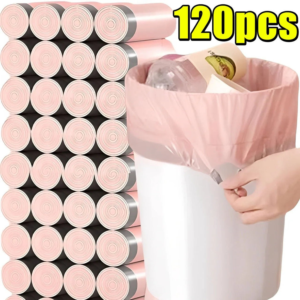 Drawstring Small Trash Bags 4 Gallon Thicken Drawstring Small Garbage Bags for Kitchen Bathroom Bedroom Home Office Trash - Ammpell