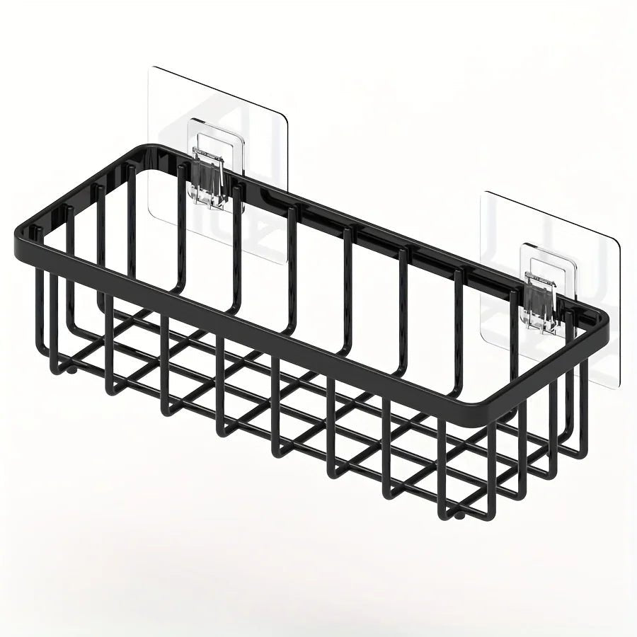 Easy-to-Install Kitchen Sink Organizer, No Drilling Required, Multipurpose Storage Rack Suitable for Sponges,Brushes, and Towels - Ammpell