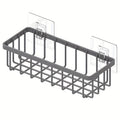 Easy-to-Install Kitchen Sink Organizer, No Drilling Required, Multipurpose Storage Rack Suitable for Sponges,Brushes, and Towels - Ammpell