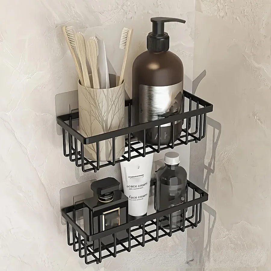 Easy-to-Install Kitchen Sink Organizer, No Drilling Required, Multipurpose Storage Rack Suitable for Sponges,Brushes, and Towels - Ammpell