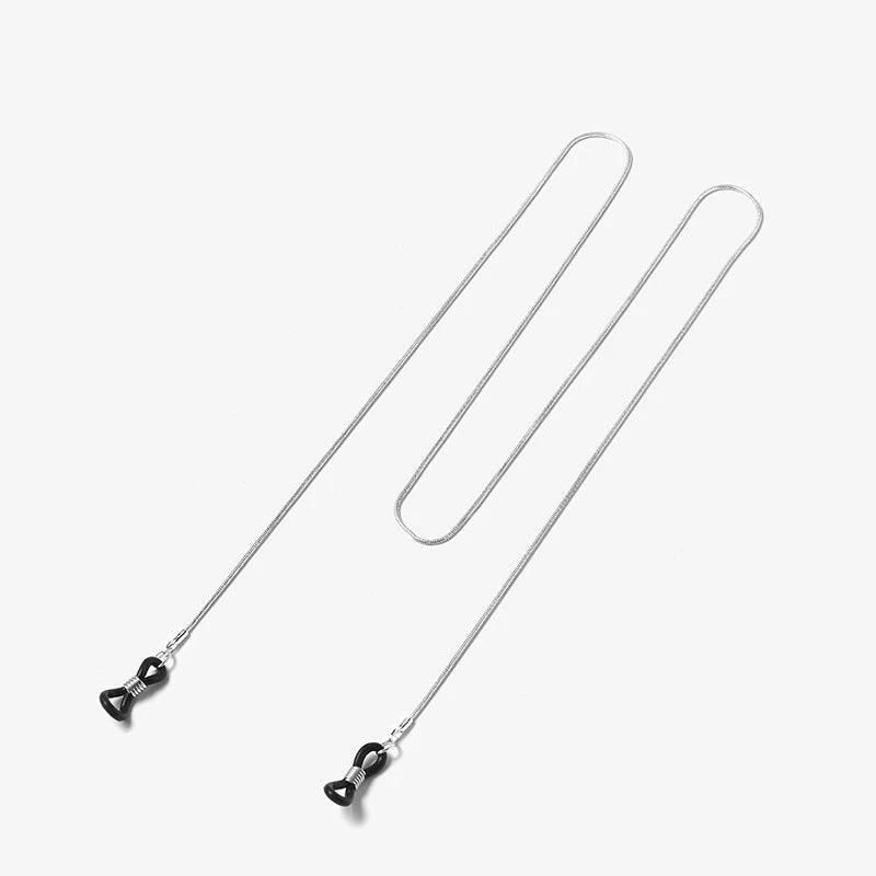 JWER Fashion Woman Sunglasses Chain Cylinder Bead Chain Anti-Falling Glasses Eyeglasses Cord Necklace Mask Chain for Women Gifts - Ammpell