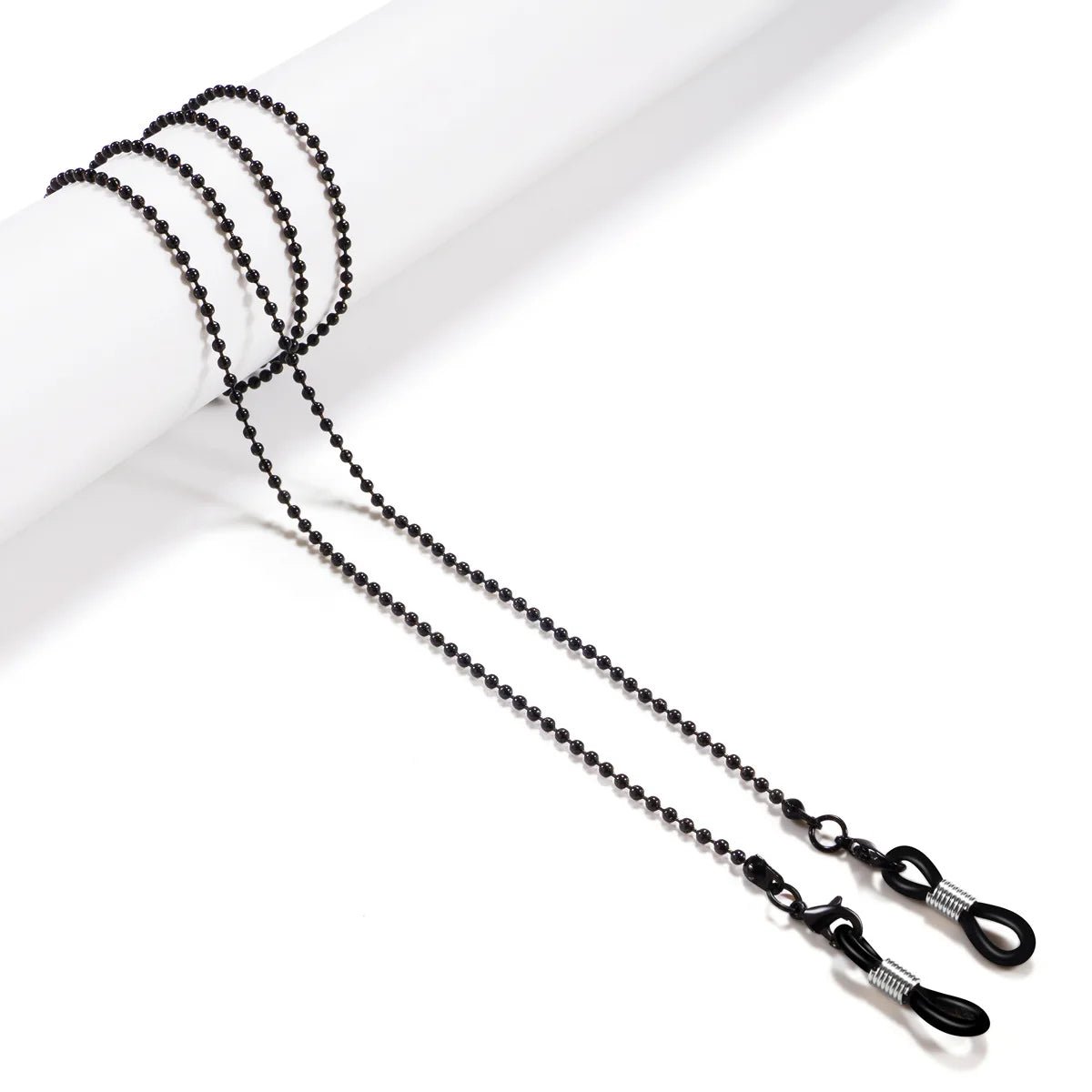 JWER Fashion Woman Sunglasses Chain Cylinder Bead Chain Anti-Falling Glasses Eyeglasses Cord Necklace Mask Chain for Women Gifts - Ammpell